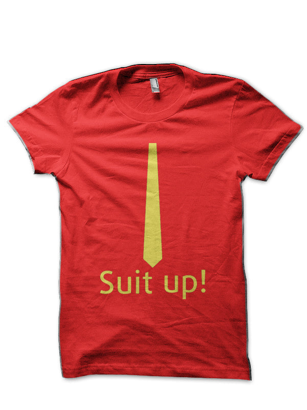 Suit up! Red Half T-Shirt Hoodie, Sweatshirt | CoreVibeTees.com