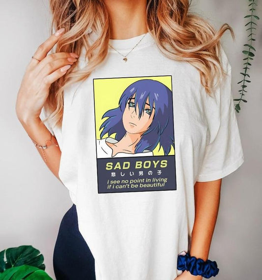 Howl Sad Boys T-Shirt, Howl's Moving Castle Shirt, Anime shirt, Harajuku Clothing Sweatshirt, Hoodie, Comfort Colors