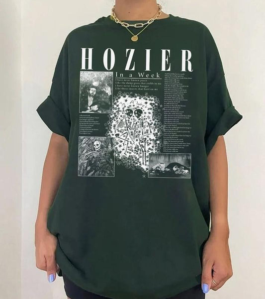 Hozier Music Shirt, In A Week Shirt, Music Fans Gift Tee