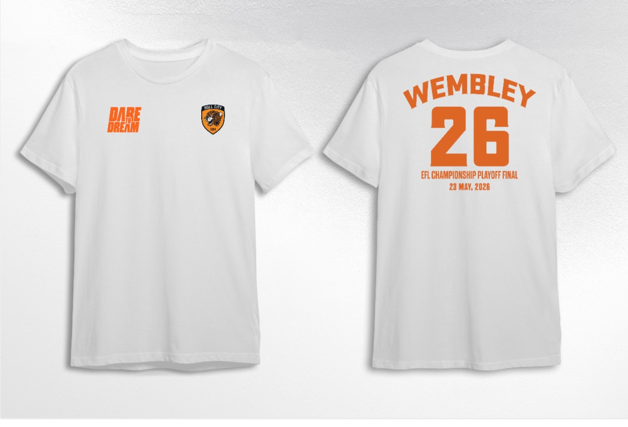 Hull City Wembley 2026 EFL Championship Playoff Final Saturday May 23, 2026 Dare To Dream Two Sided Shirt