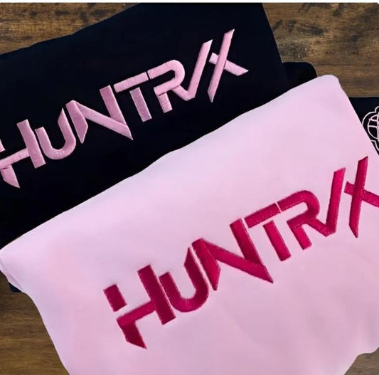 Hun.trix Embroidered Sweatshirt, Kpop Hunters Embroidered Crewneck, Demon Hunter Anime Embroidered Shirt
