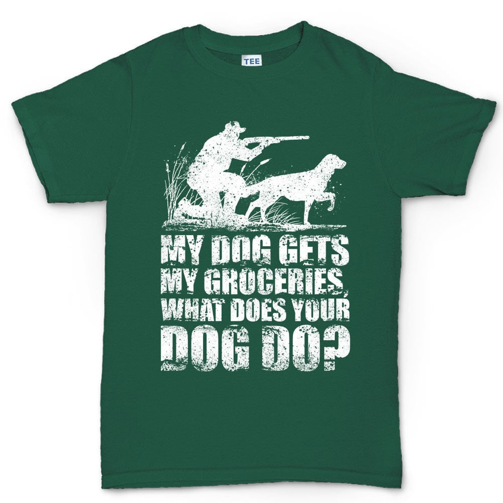My Hunting Dog Men's T-shirt Hoodie, Sweatshirt | CoreVibeTees.com (Image 1)