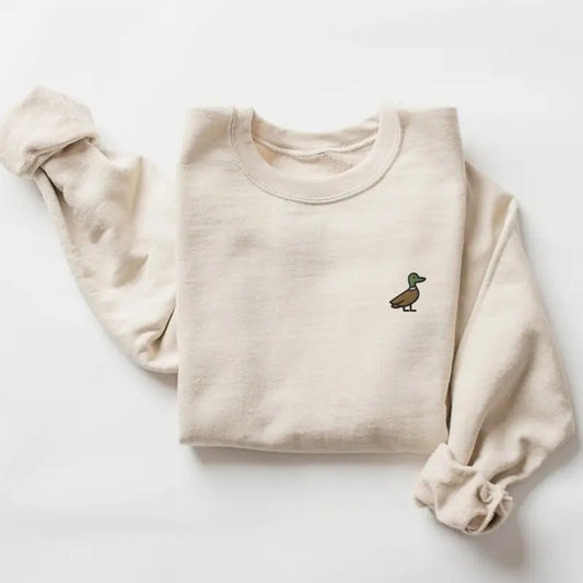 Hunting Season Mallard Duck Minimalist Sweatshirt Gift T-shirt Unisex, Hoodie, cotton Fabric Unisex Pullover