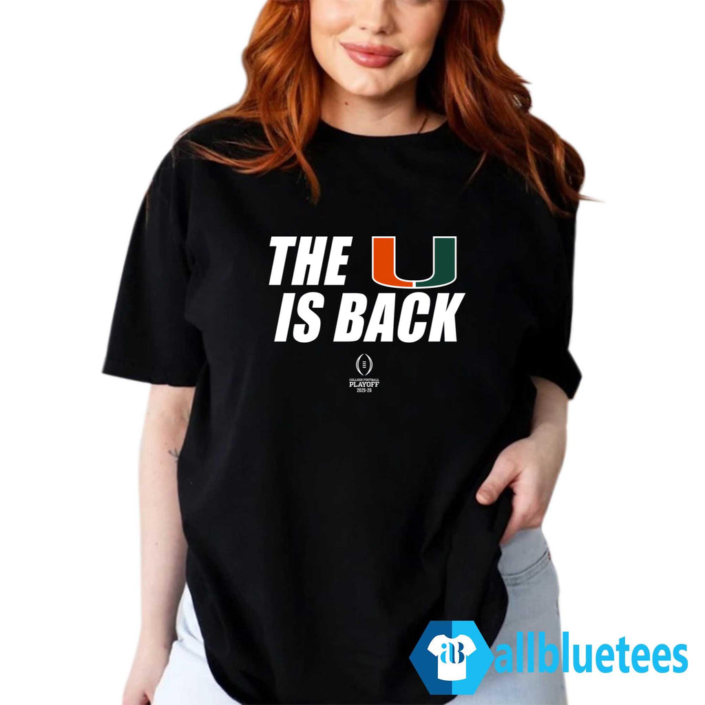 Hurricanes The U Is Back Shirt