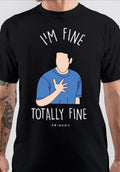 I Am Fine T-Shirt Hoodie, Sweatshirt | CoreVibeTees.com