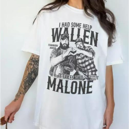 I Had Some Help shirt Gildan, Country Music shirt, Post Wallen I Had Some Help Shirt, Country Posty T-shirt, Post Wallen T-shirt, Morgan Malone Tee, Last Night Tee, Gift For Him, Gift For Her, Graphic Tee