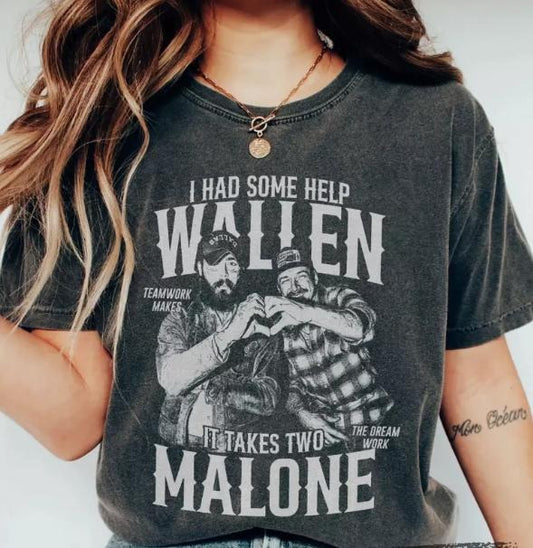 I Had Some Help shirt Gildan, Country Music shirt, Post Wallen I Had Some Help Shirt, Country Posty T-shirt, Post Wallen T-shirt, Morgan Malone Tee, Last Night Tee, Gift For Him, Gift For Her