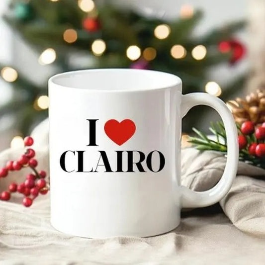 I Heart Clairo Coffee Mug Inspired by Charm Album Tour Perfect Gift for Music Lovers