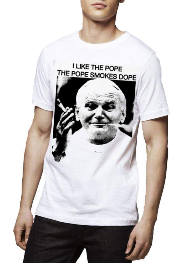 I Like The Pope The Pope Smokes Dope T-Shirt Hoodie, Sweatshirt | CoreVibeTees.com
