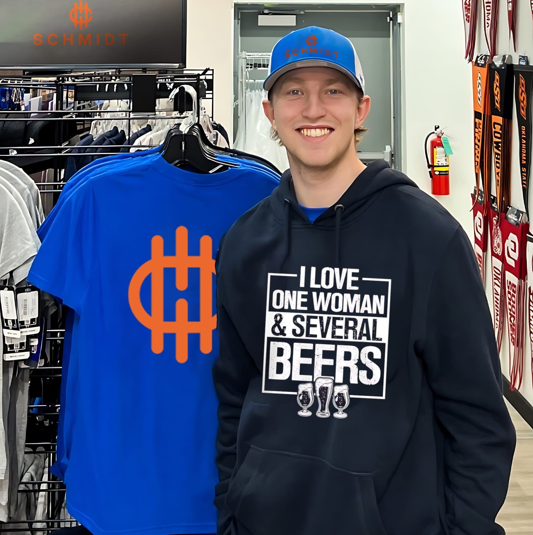 I Love One Woman and Several Beers shirt