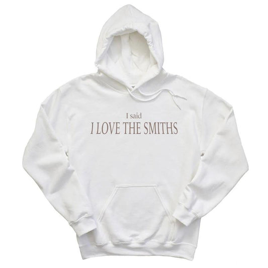 I Love The Smiths Hoodie, It Girl Clothes, Indie Music Fashion, Unisex Sweater Pullover Tee