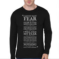 I Must Not Fear Fear Is The Mind Killer Full Sleeve T-Shirt Hoodie, Sweatshirt | CoreVibeTees.com