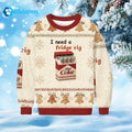I Need A Fridge Cig Diet Coke Ugly Christmas Sweater