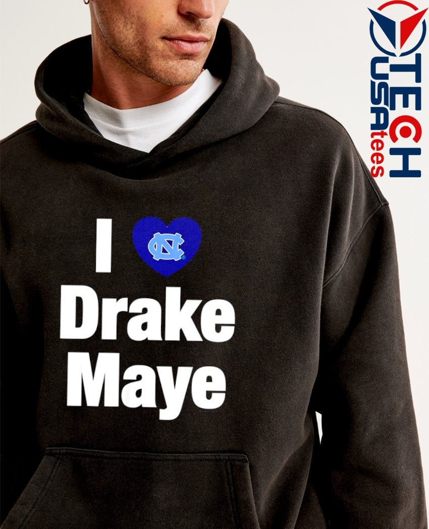 I love Drake Maye UNC Football shirt