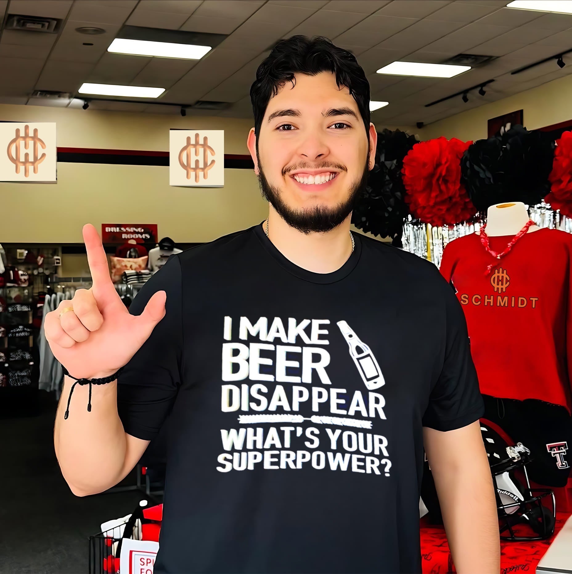 I make beer disappear what’s your superpower text shirt