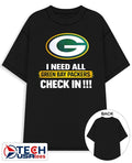 I need all Green Bay Packers check in shirt