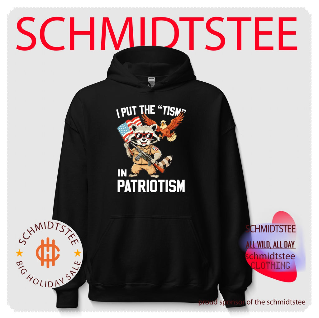 I put the tism in patriotism USA Raccoon shirt