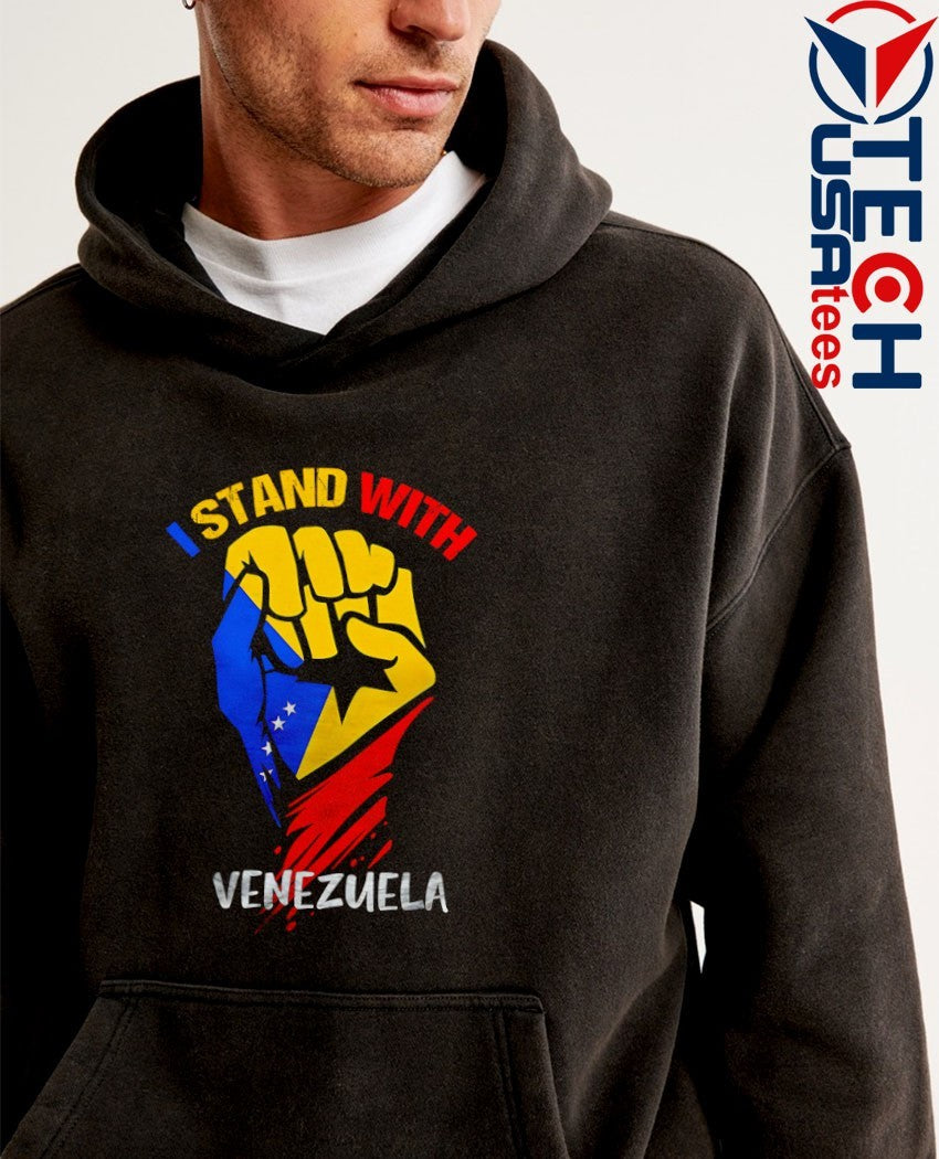 I stand with Venezuela fist hand shirt