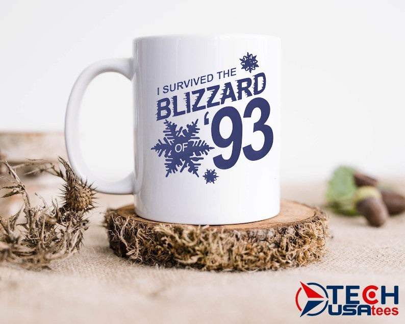 I survived the Blizzard of ’93 snowflake shirt