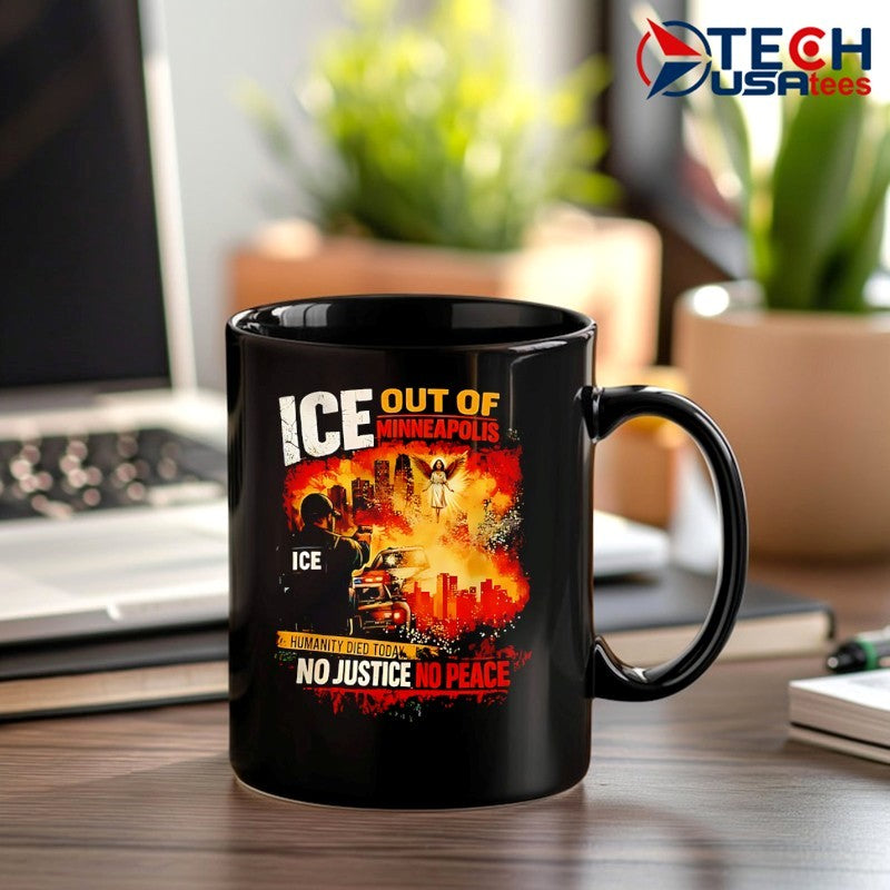 ICE out of Minneapolis humanity died today no justice no peace shirt