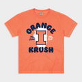 University of Illinois Orange Krush Vintage Heavyweight Tee Hoodie, Sweatshirt | CoreVibeTees.com (Image 1)