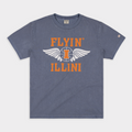 1989 Flyin' Illini Illinois Vintage Heavyweight Tee Hoodie, Sweatshirt | CoreVibeTees.com (Image 1)