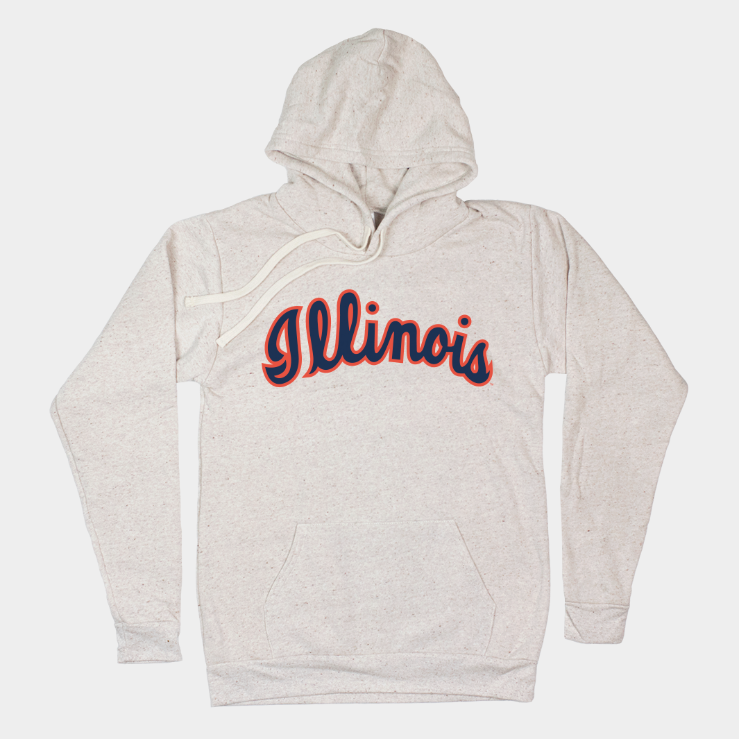 Retro 1970s Illinois Basketball Script Hoodie Style001 T-Shirts, Sweatshirt | CoreVibeTees.com