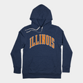 Illinois Classic Collegiate Hoodie Style001 T-Shirts, Sweatshirt | CoreVibeTees.com (Image 1)