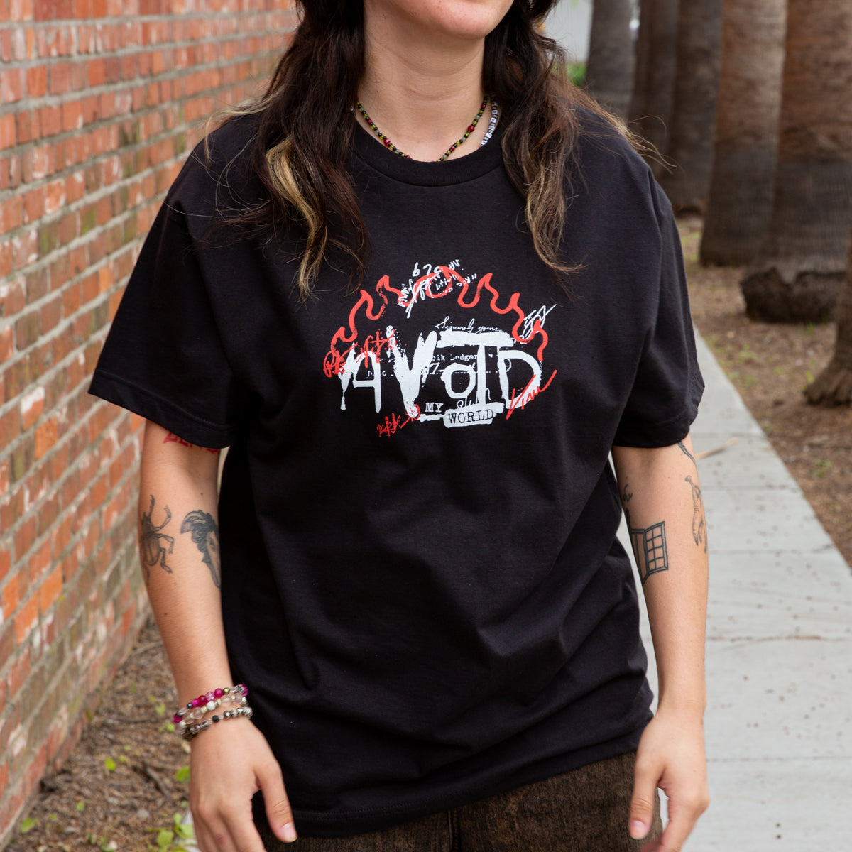 AVOID - My World Tee Hoodie, Sweatshirt | CoreVibeTees.com (Image 3)