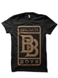 Brown Boys Black Tee Hoodie, Sweatshirt | CoreVibeTees.com