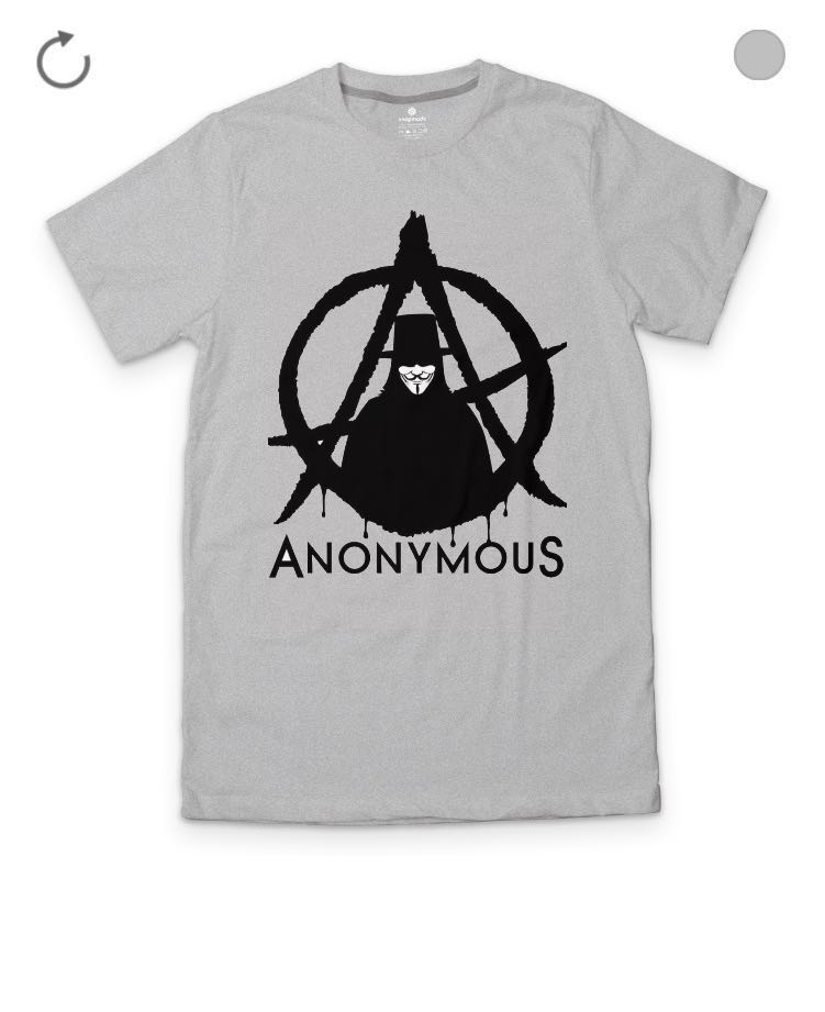 Anonymous White Tee Hoodie, Sweatshirt | CoreVibeTees.com
