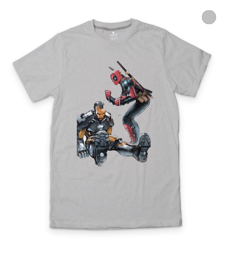 Naughty Deadpool Grey Tee Hoodie, Sweatshirt | CoreVibeTees.com