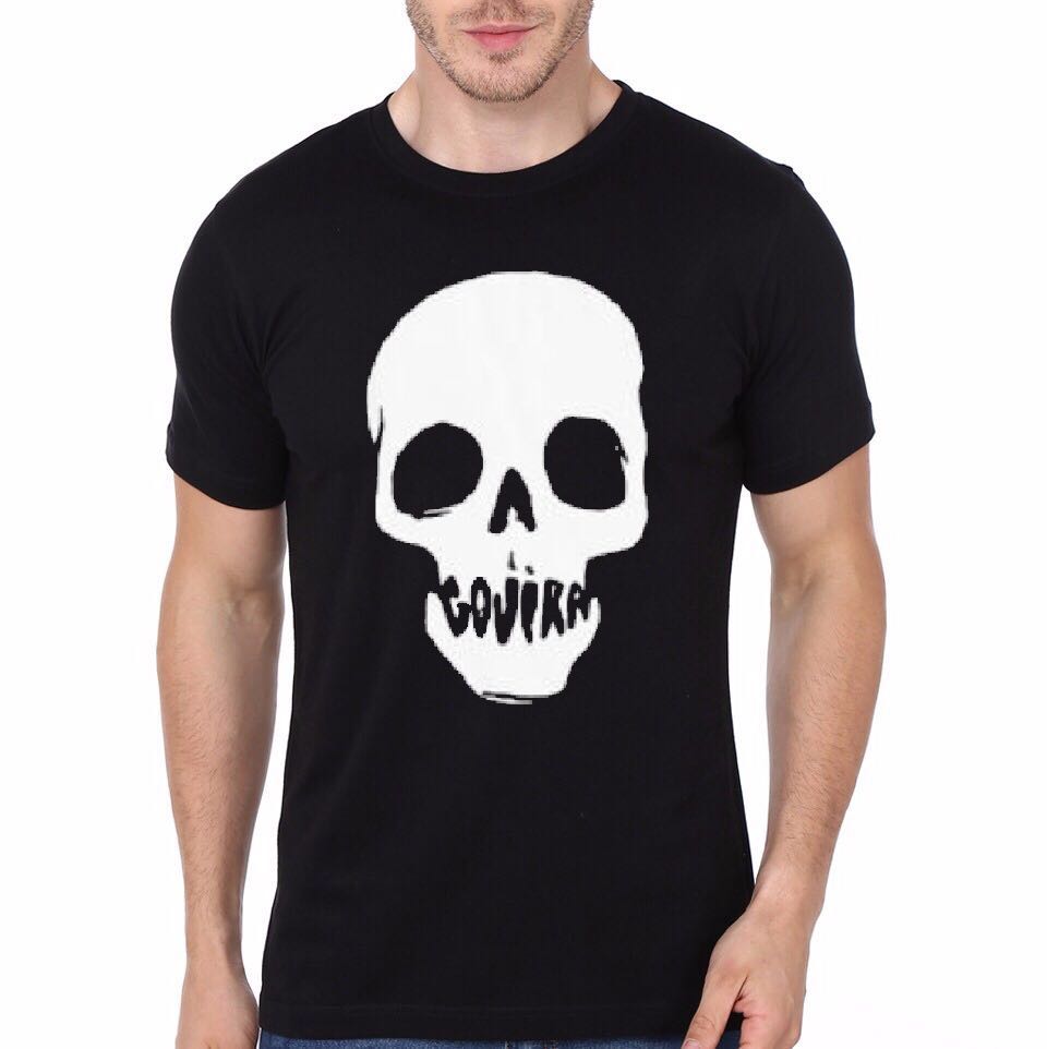 Skull Black Tee Hoodie, Sweatshirt | CoreVibeTees.com