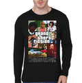 Grand Theft Fiction Black Full Sleeve T-shirt Hoodie, Sweatshirt | CoreVibeTees.com