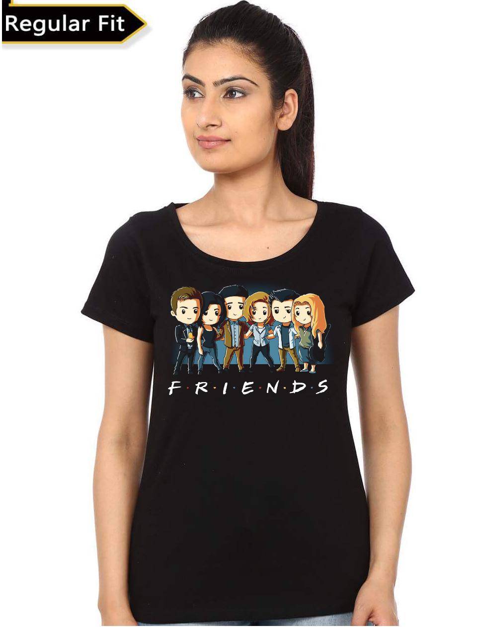 Friends Girls Black Top T-Shirts, Hoodie, Sweatshirt | CoreVibeTees.com