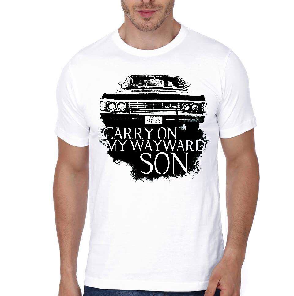 Carry On My Wayward Son White T-shirt Hoodie, Sweatshirt | CoreVibeTees.com