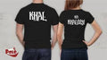Khaleesi Black Couple T-shirt Hoodie, Sweatshirt | CoreVibeTees.com