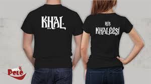 Khaleesi Black Couple T-shirt Hoodie, Sweatshirt | CoreVibeTees.com