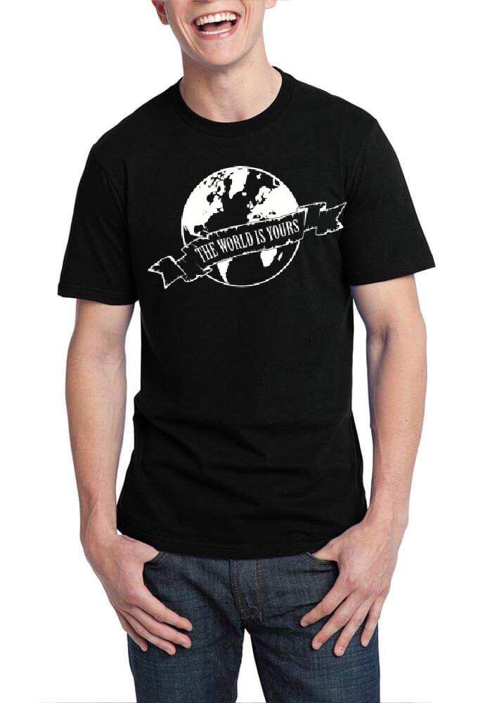 The World Is Yours Black T-Shirt Hoodie, Sweatshirt | CoreVibeTees.com