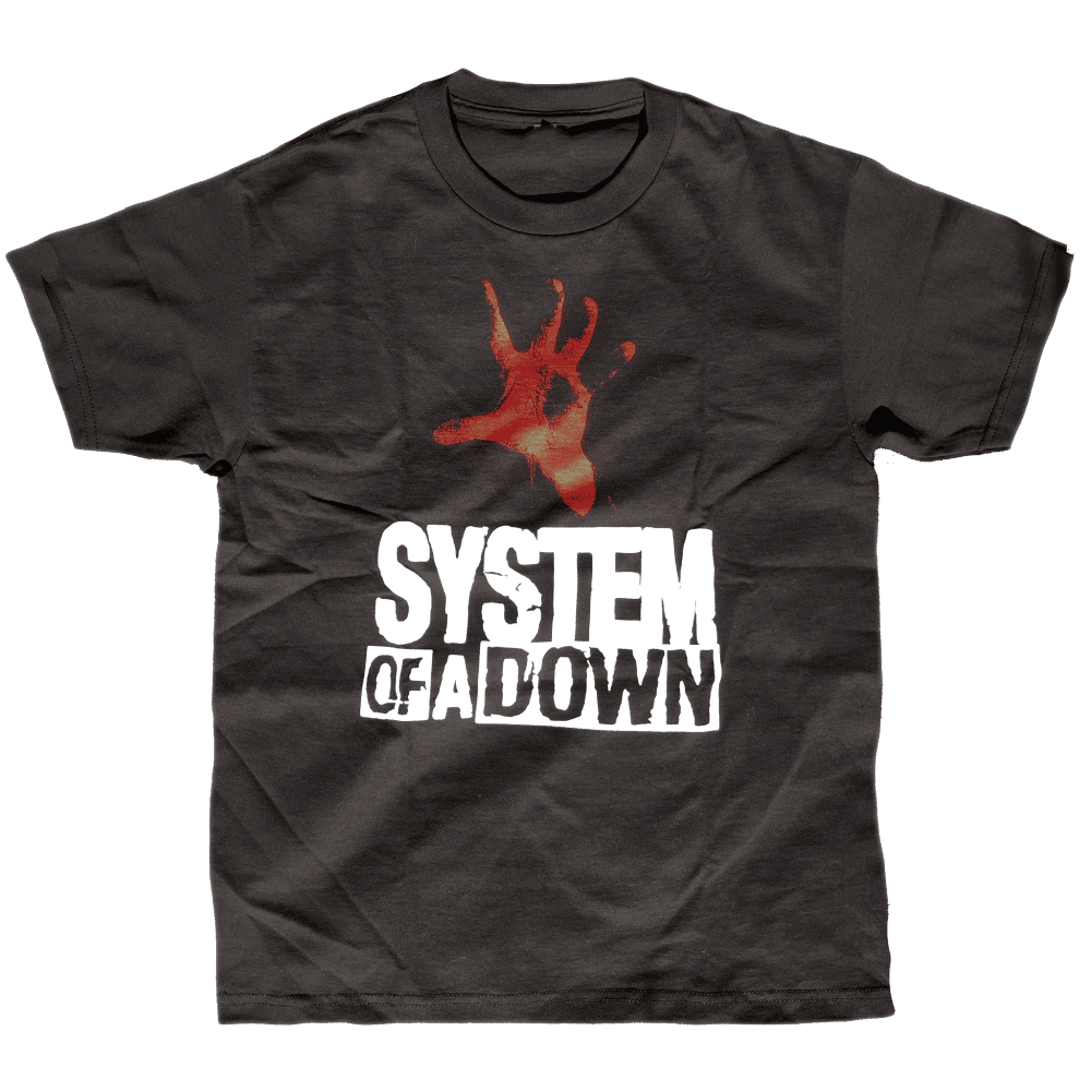 System of a Down Red Hand T-Shirt Hoodie, Sweatshirt | CoreVibeTees.com (Image 1)