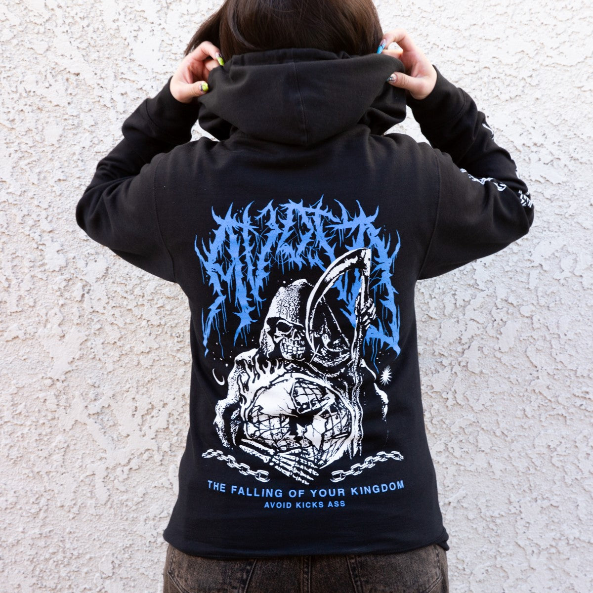 AVOID - Reaper Hoodie T-Shirts, Sweatshirt | CoreVibeTees.com (Image 2)