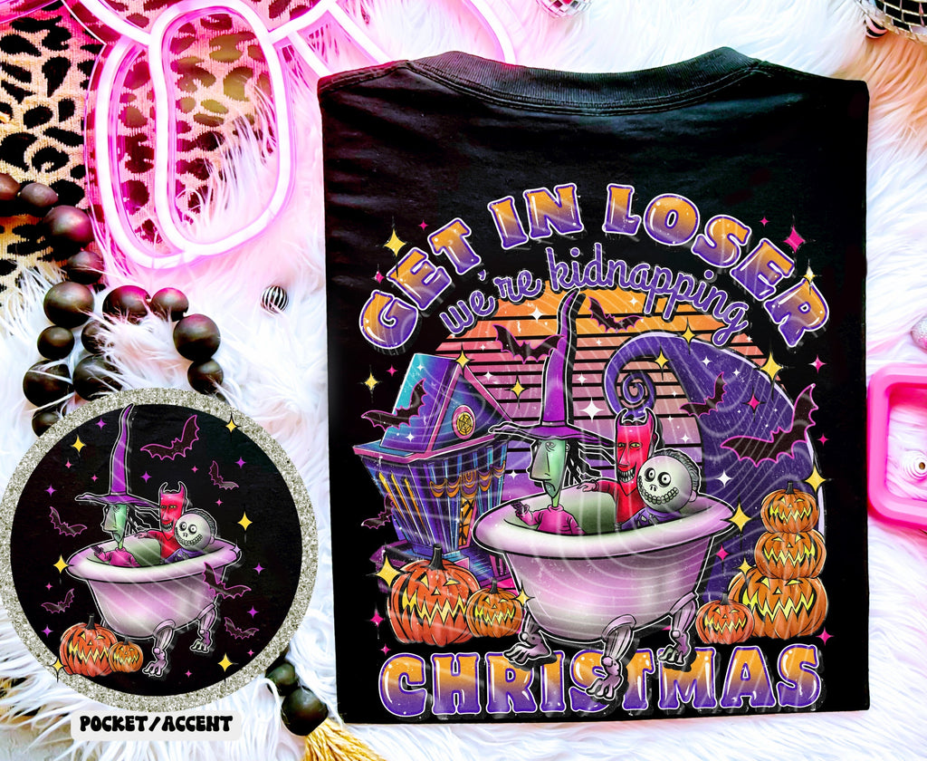 LOSER CHRISTMAS- POCKET PRINT DOUBLE SIDED TEE Hoodie, Sweatshirt | CoreVibeTees.com (Image 1)