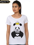 Cute Panda White Girls T-Shirt Hoodie, Sweatshirt | CoreVibeTees.com