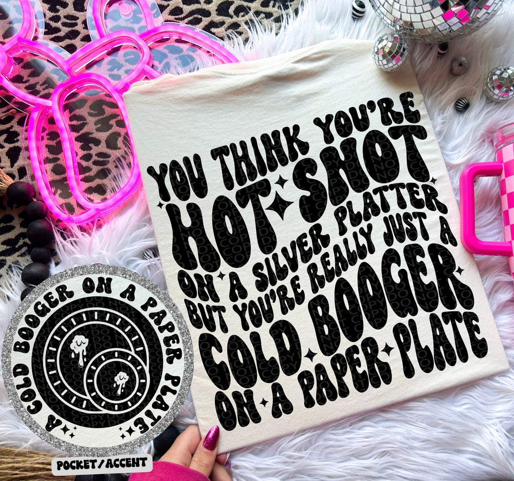 HOT SHOT- POCKET PRINT DOUBLE SIDED TEE Hoodie, Sweatshirt | CoreVibeTees.com (Image 1)