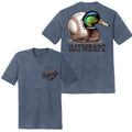 BatWrapz "Duck Down Baseball" Adult Tee - Navy Hoodie, Sweatshirt | CoreVibeTees.com (Image 1)