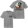 BatWrapz "Duck Down Baseball" Adult Tee - Grey Hoodie, Sweatshirt | CoreVibeTees.com (Image 1)