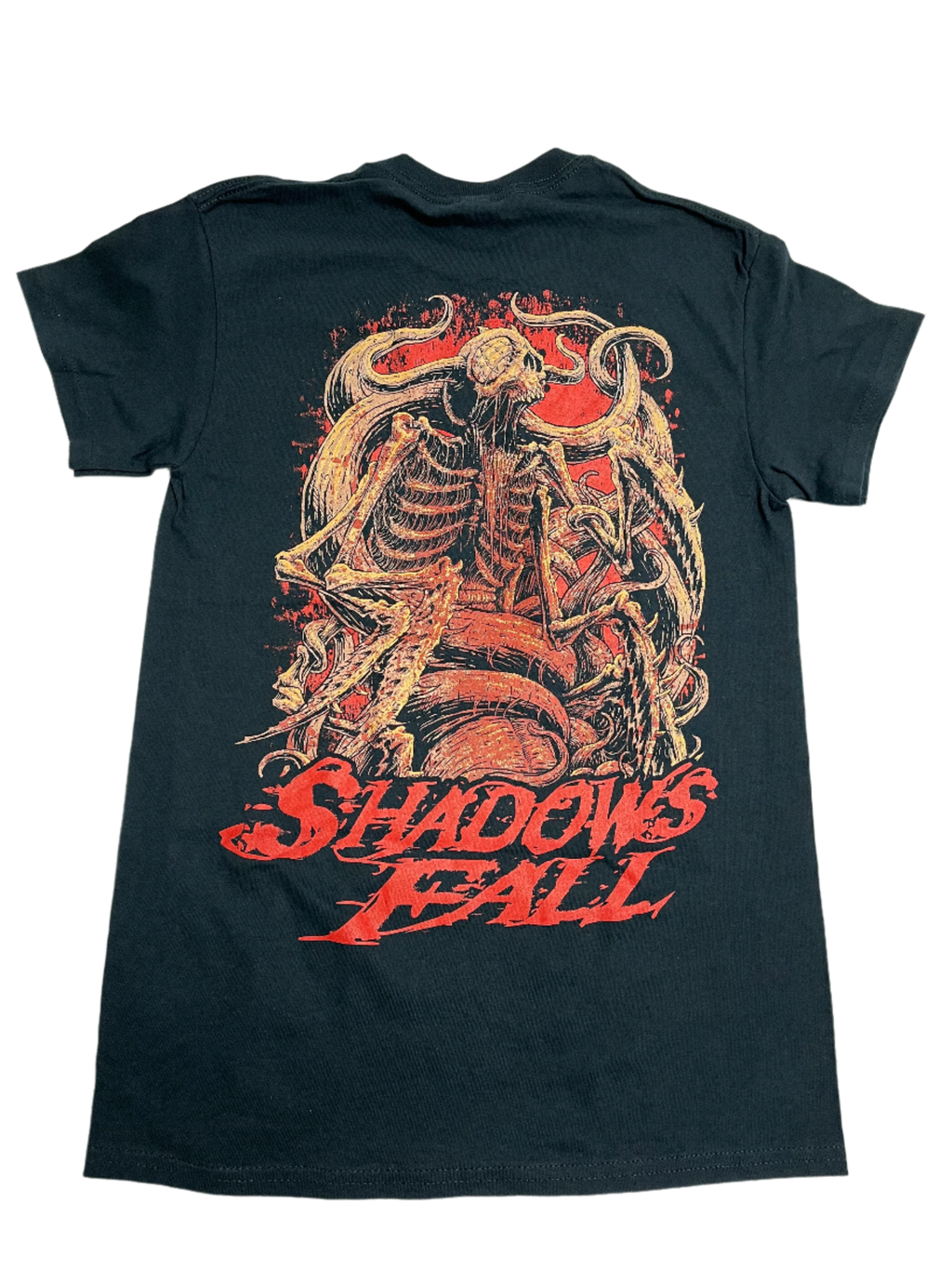 Shadows Fall - Logo w/ Red Demon T-Shirt Hoodie, Sweatshirt | CoreVibeTees.com (Image 2)