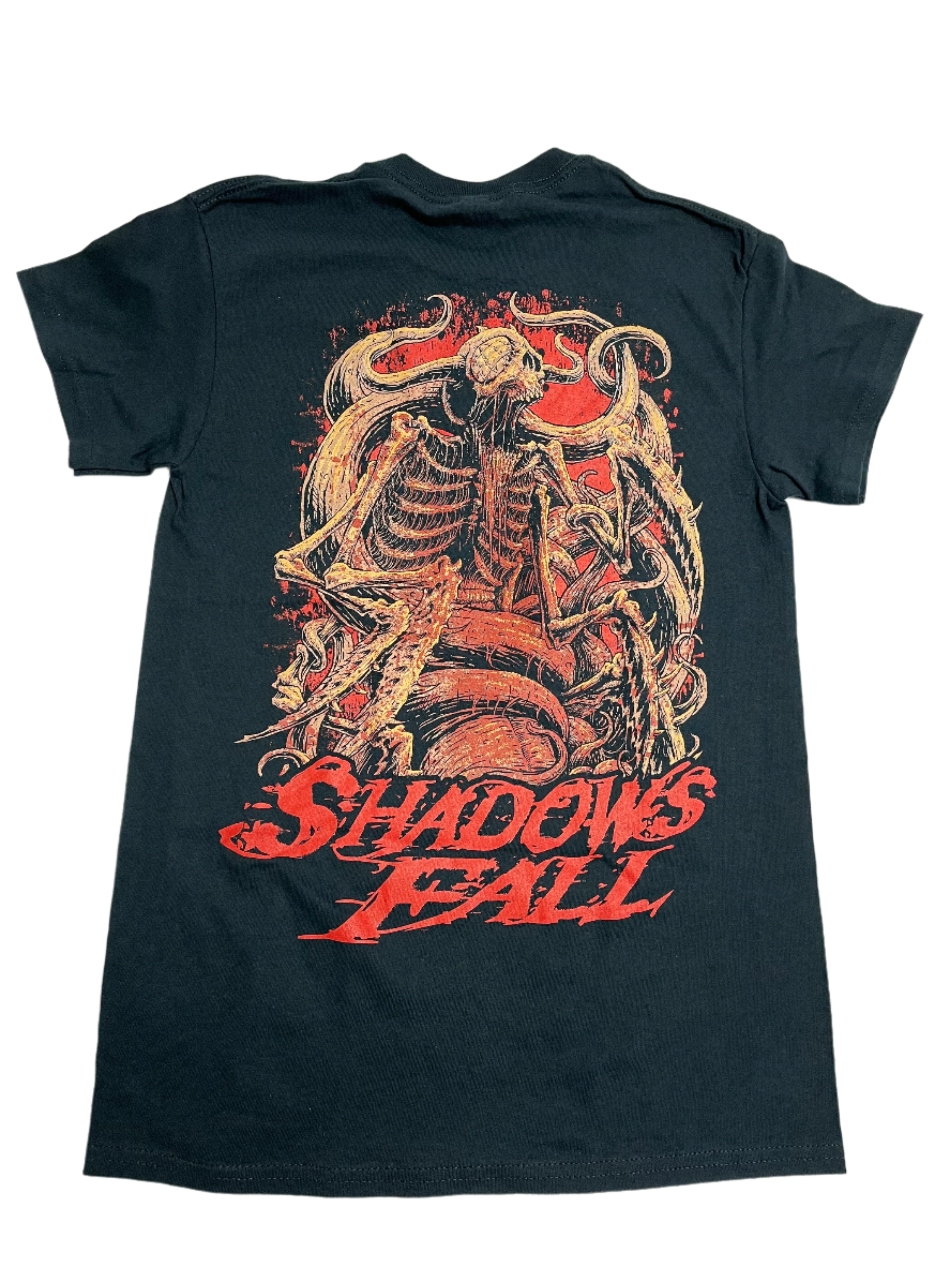 Shadows Fall - Logo w/ Red Demon T-Shirt Hoodie, Sweatshirt | CoreVibeTees.com (Image 2)