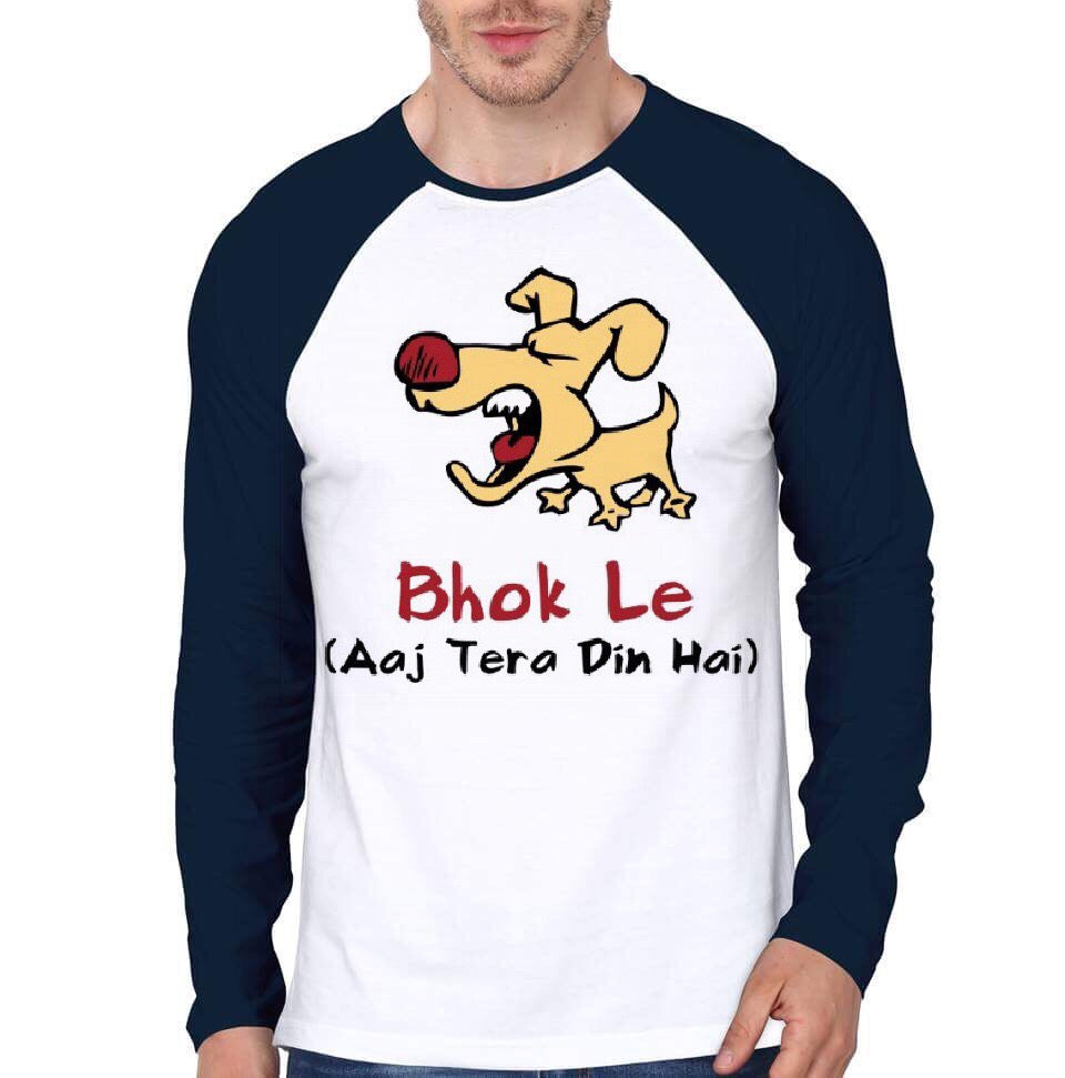 Bhok Le Aaj Tera Din Hai Raglan T-Shirt Hoodie, Sweatshirt | CoreVibeTees.com