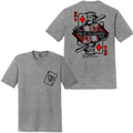 BatWrapz "King of the Diamond" Youth Tee - Heather Gray Hoodie, Sweatshirt | CoreVibeTees.com (Image 1)